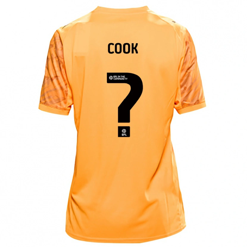 Danxen Women Cook #0 Orange Black Goalkeeper Jersey 2025/26 T-Shirt