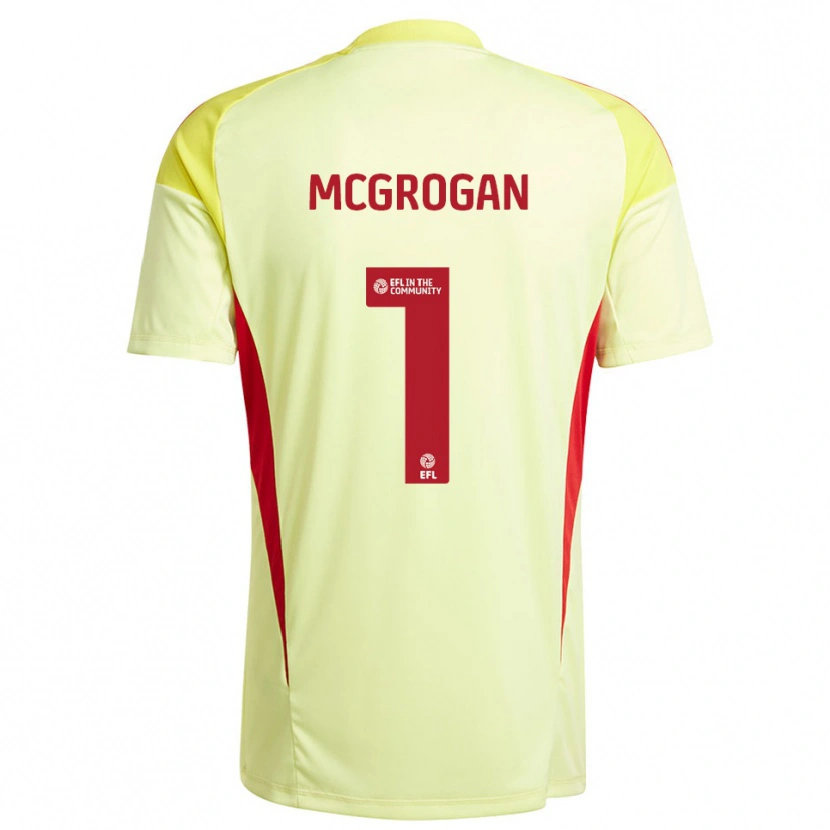 Danxen Women Emily Mcgrogan #1 Pale Yellow Goalkeeper Jersey 2025/26 T-Shirt