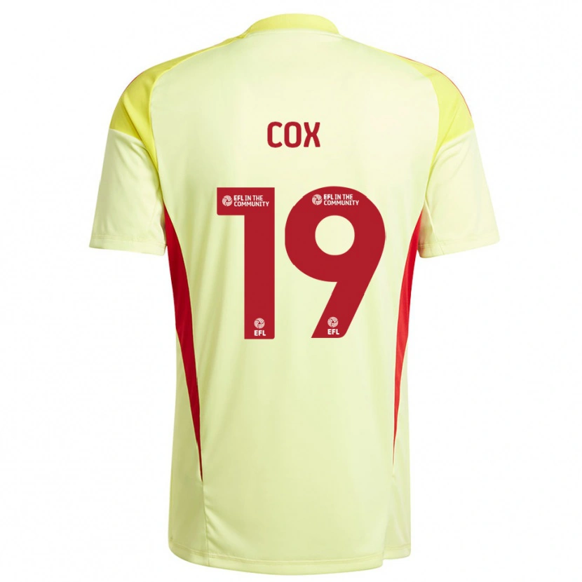 Danxen Women Hannah Cox #19 Pale Yellow Goalkeeper Jersey 2025/26 T-Shirt