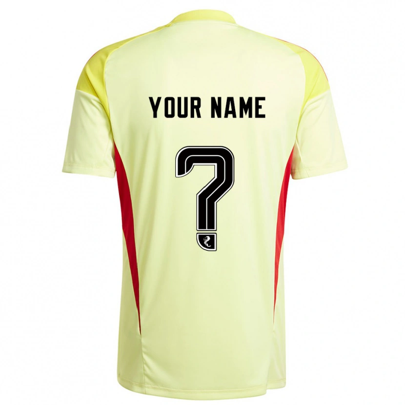Danxen Women Celtic Yellow Red Goalkeeper Jersey 2025/26 T-Shirt