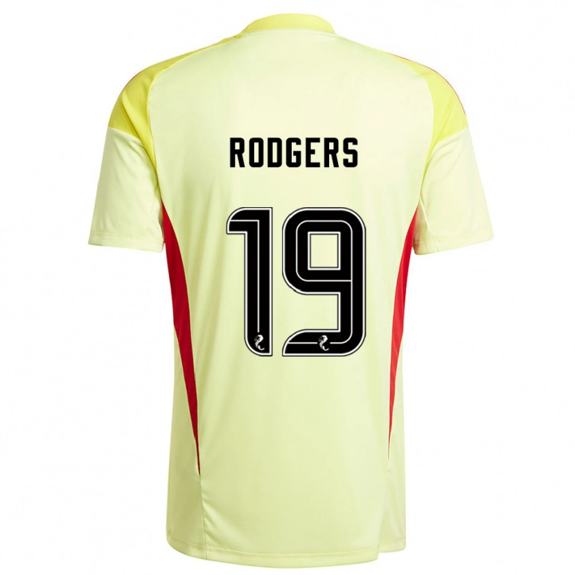 Danxen Women Lisa Rodgers #19 Yellow Red Goalkeeper Jersey 2025/26 T-Shirt