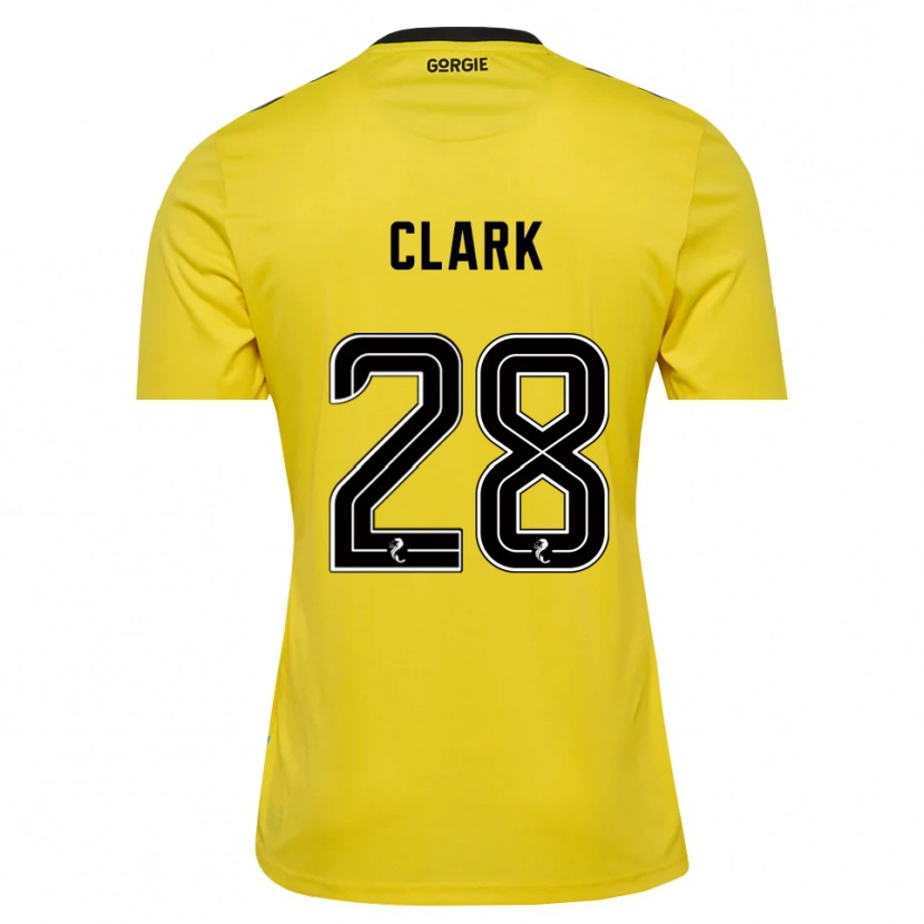 Danxen Women Zander Clark #28 Yellow Red Black Goalkeeper Jersey 2025/26 T-Shirt