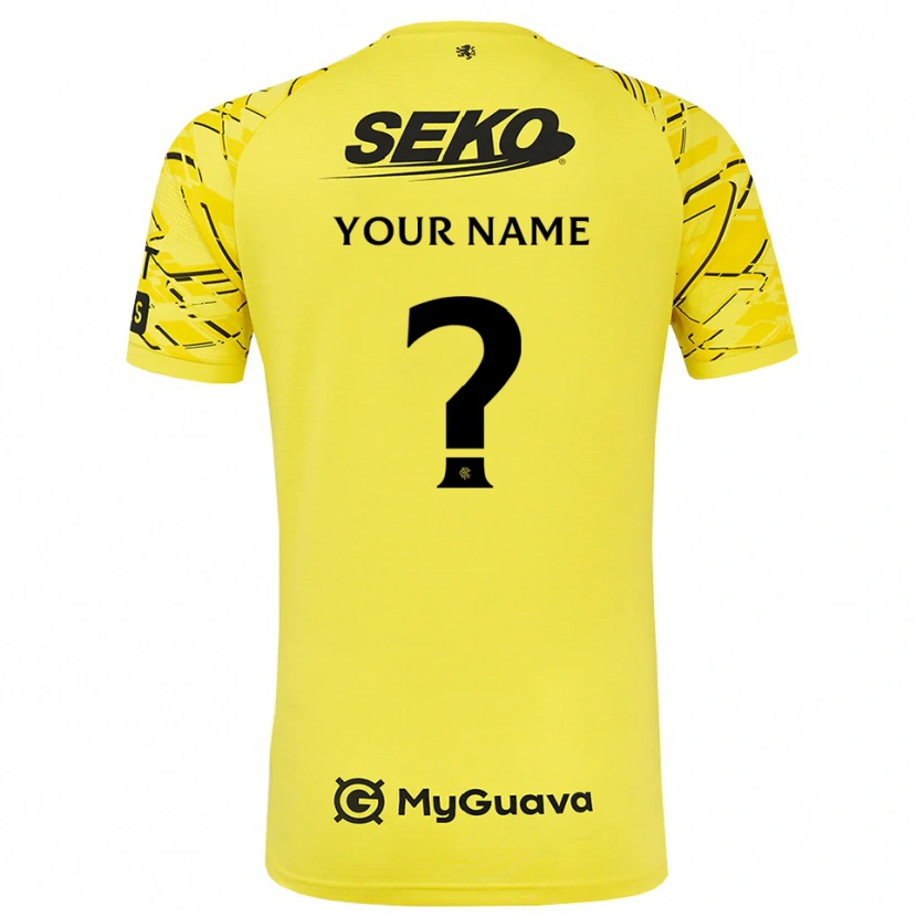 Danxen Women Rangers FC Yellow Black Goalkeeper Jersey 2025/26 T-Shirt