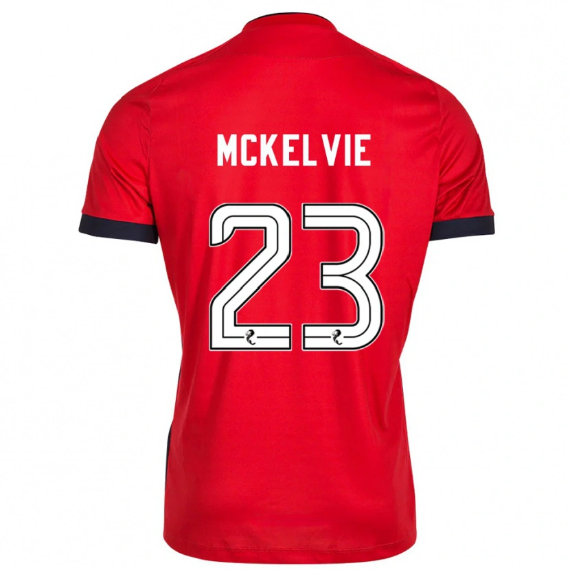Danxen Women Lewis McKelvie #23 Red White Goalkeeper Jersey 2025/26 T-Shirt