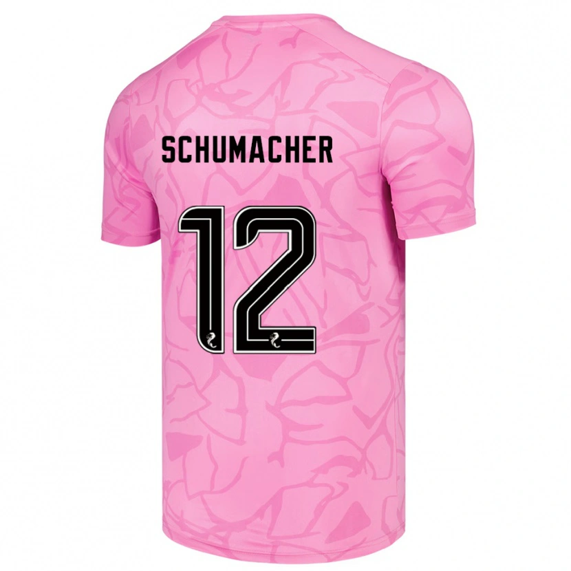 Danxen Women Noa Schumacher #12 Pink Black Goalkeeper Jersey 2025/26 T-Shirt