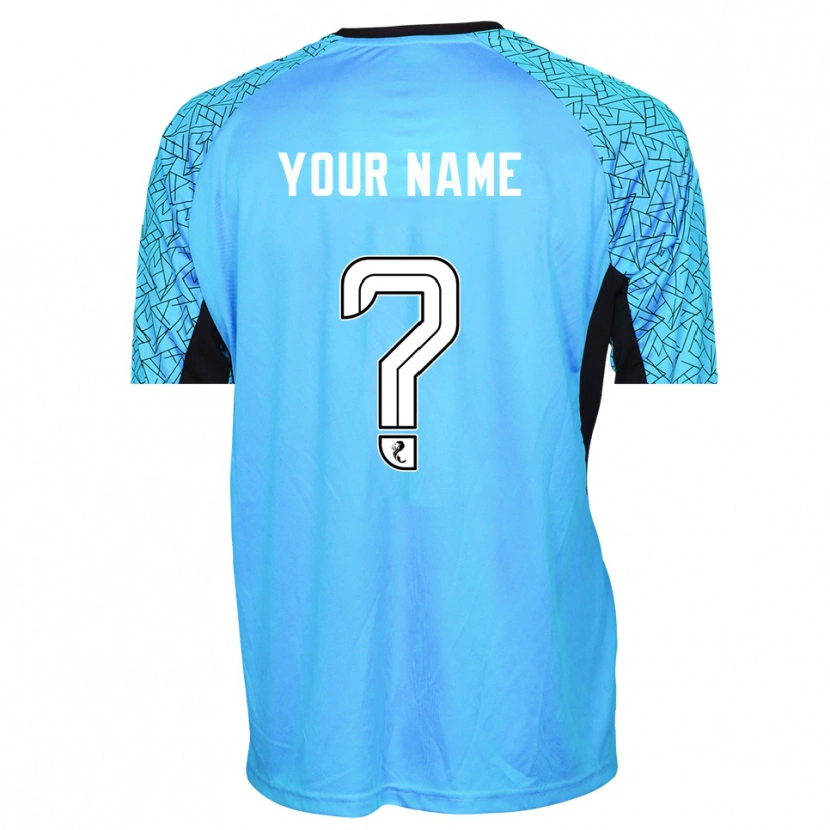 Danxen Women Livingston FC Blue Black Goalkeeper Jersey 2025/26 T-Shirt
