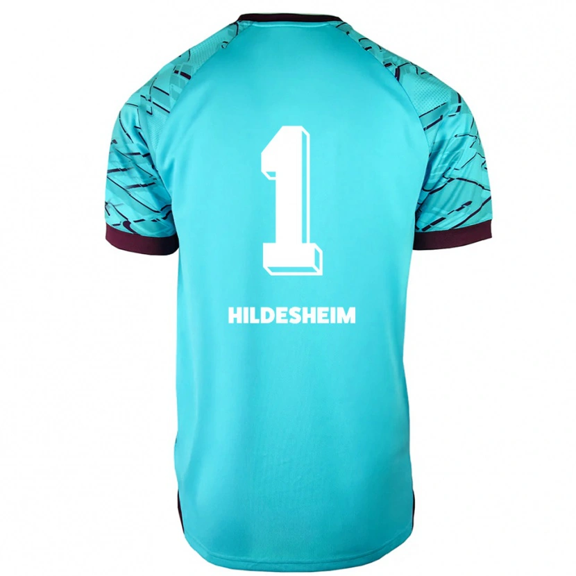 Danxen Women Philip Hildesheim #1 Sky Blue Purple Goalkeeper Jersey 2025/26 T-Shirt