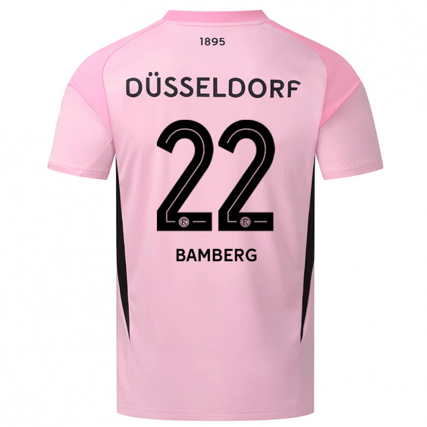 Danxen Women Julian Bamberg #22 Pink Black Goalkeeper Jersey 2025/26 T-Shirt