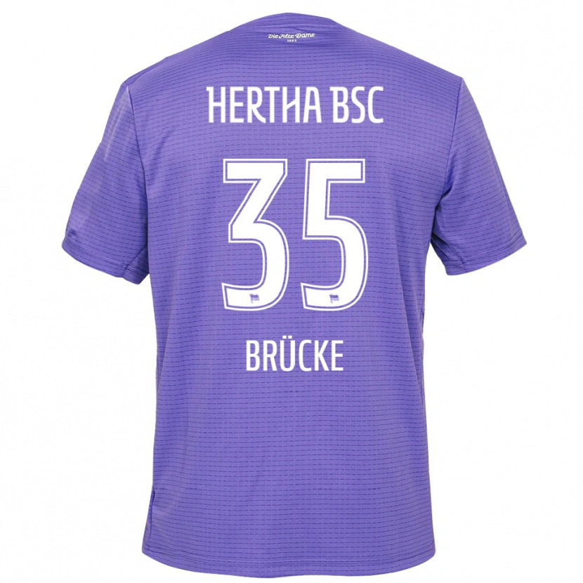 Danxen Women Marius Gersbeck #35 Purple White Goalkeeper Jersey 2025/26 T-Shirt