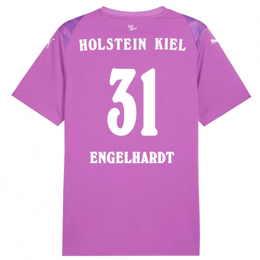 Danxen Women Marcel Engelhardt #31 Purple White Goalkeeper Jersey 2025/26 T-Shirt