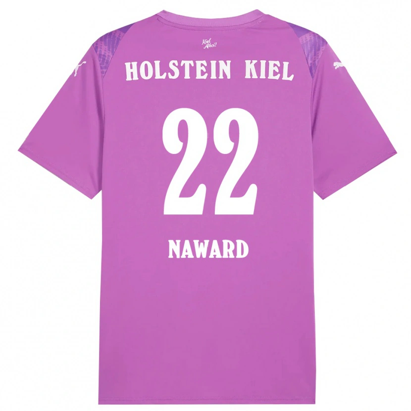 Danxen Women Lela Naward #22 Purple White Goalkeeper Jersey 2025/26 T-Shirt