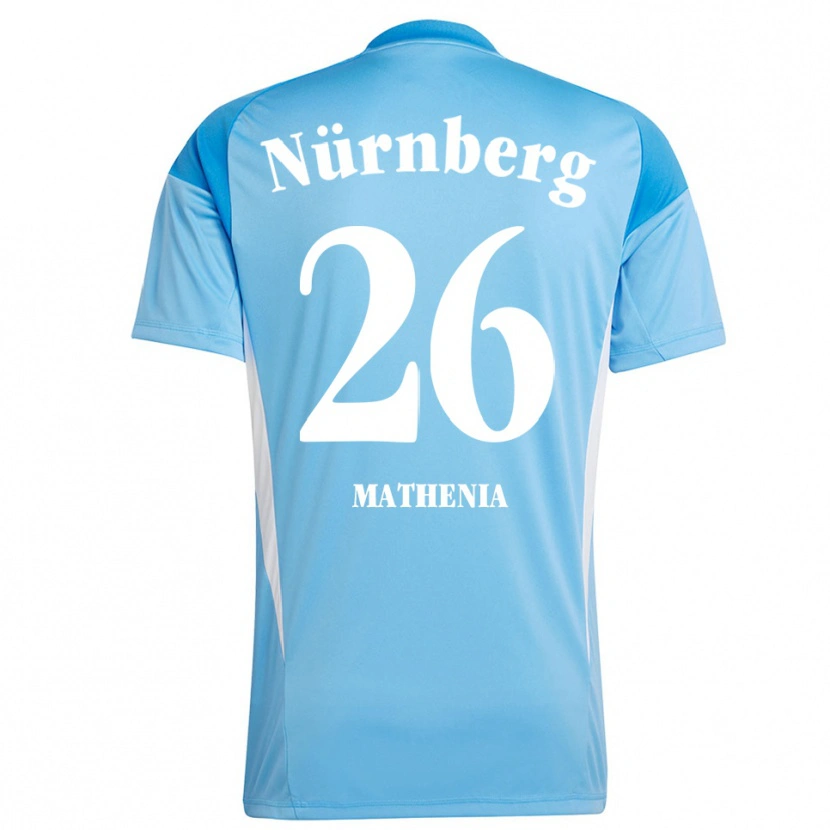 Danxen Women Christian Mathenia #26 Sky Blue White Goalkeeper Jersey 2025/26 T-Shirt