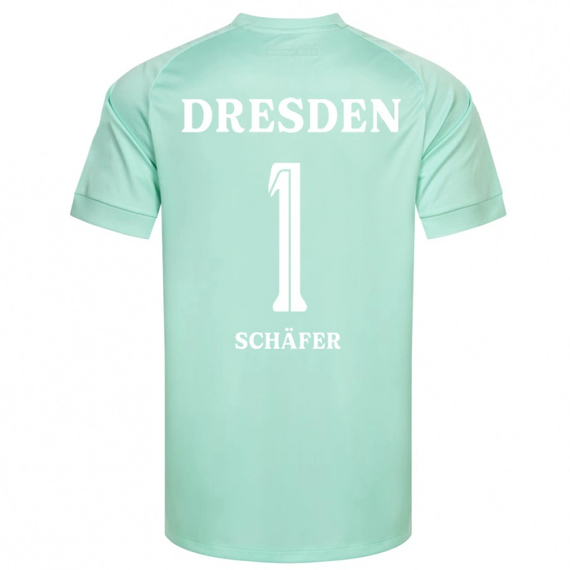 Danxen Women Moritz Schäfer #1 Light Green White Goalkeeper Jersey 2025/26 T-Shirt