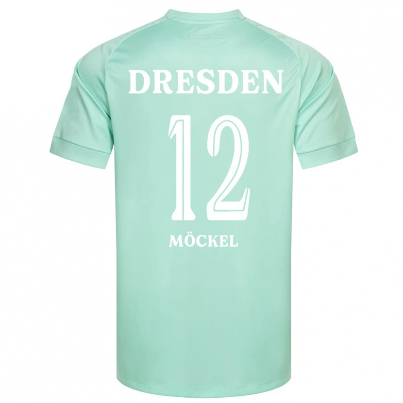 Danxen Women Richard Möckel #12 Light Green White Goalkeeper Jersey 2025/26 T-Shirt