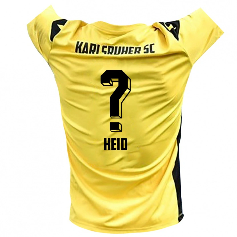 Danxen Women Gabriela Heid #0 Yellow Black Goalkeeper Jersey 2025/26 T-Shirt