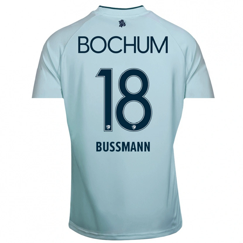 Danxen Women Benjamin Bußmann #18 Cyan-Blue Goalkeeper Jersey 2025/26 T-Shirt