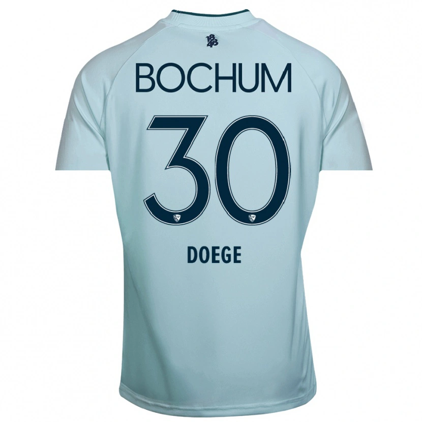 Danxen Women Leonie Doege #30 Cyan-Blue Goalkeeper Jersey 2025/26 T-Shirt