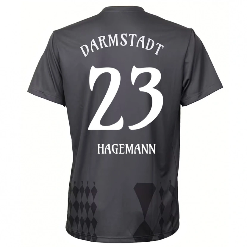 Danxen Women Emil Hagemann #23 Dark Gray Goalkeeper Jersey 2025/26 T-Shirt