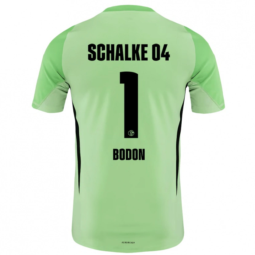 Danxen Women Nick Bodon #1 Light Green Black Goalkeeper Jersey 2025/26 T-Shirt