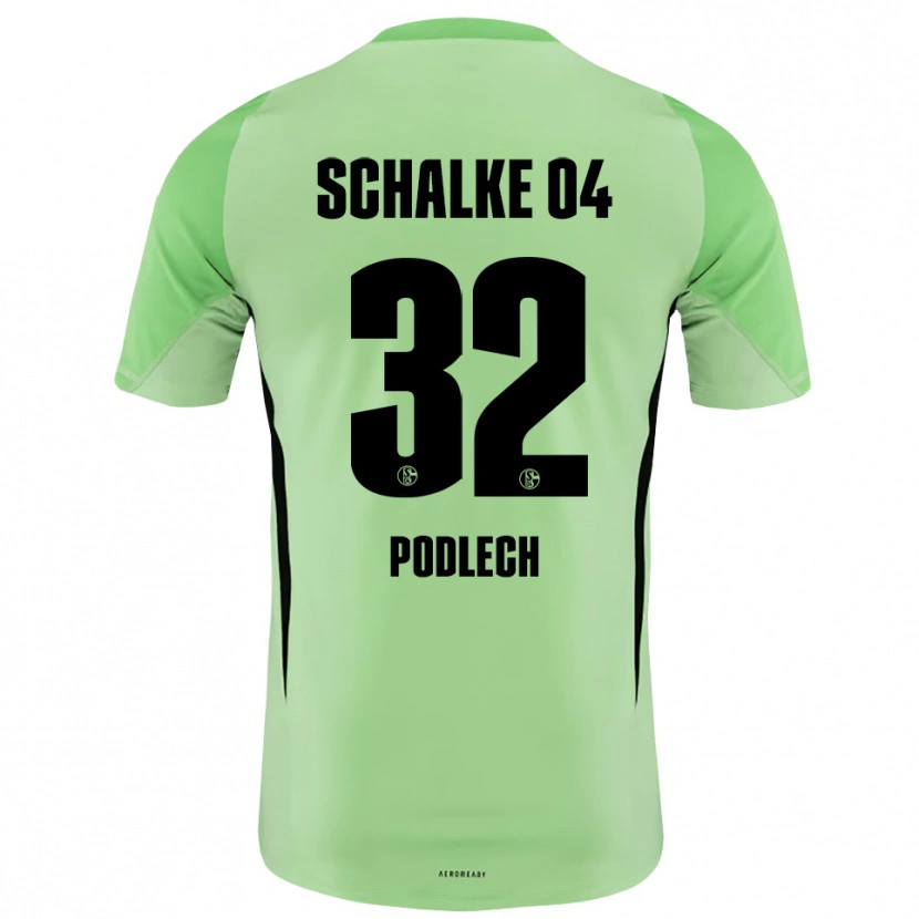 Danxen Women Luca Podlech #32 Light Green Black Goalkeeper Jersey 2025/26 T-Shirt