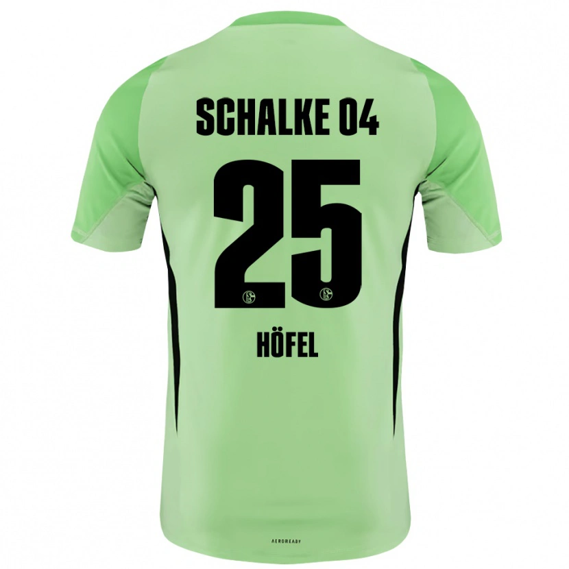 Danxen Women Luca Höfel #25 Light Green Black Goalkeeper Jersey 2025/26 T-Shirt