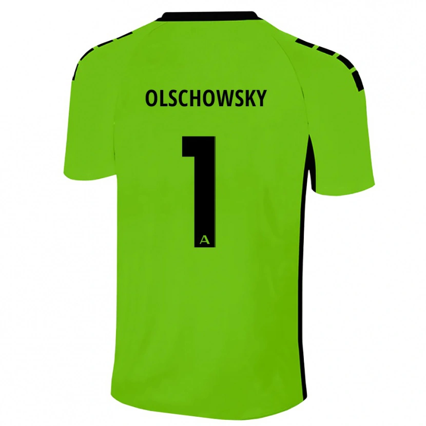 Danxen Women Jan Olschowsky #1 Grass Green Black Goalkeeper Jersey 2025/26 T-Shirt