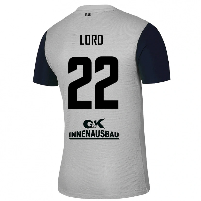 Danxen Women Louis Lord #22 Gray Black Goalkeeper Jersey 2025/26 T-Shirt