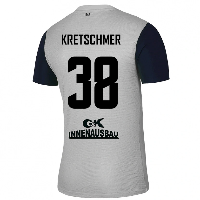 Danxen Women Theo Kretschmer #38 Gray Black Goalkeeper Jersey 2025/26 T-Shirt