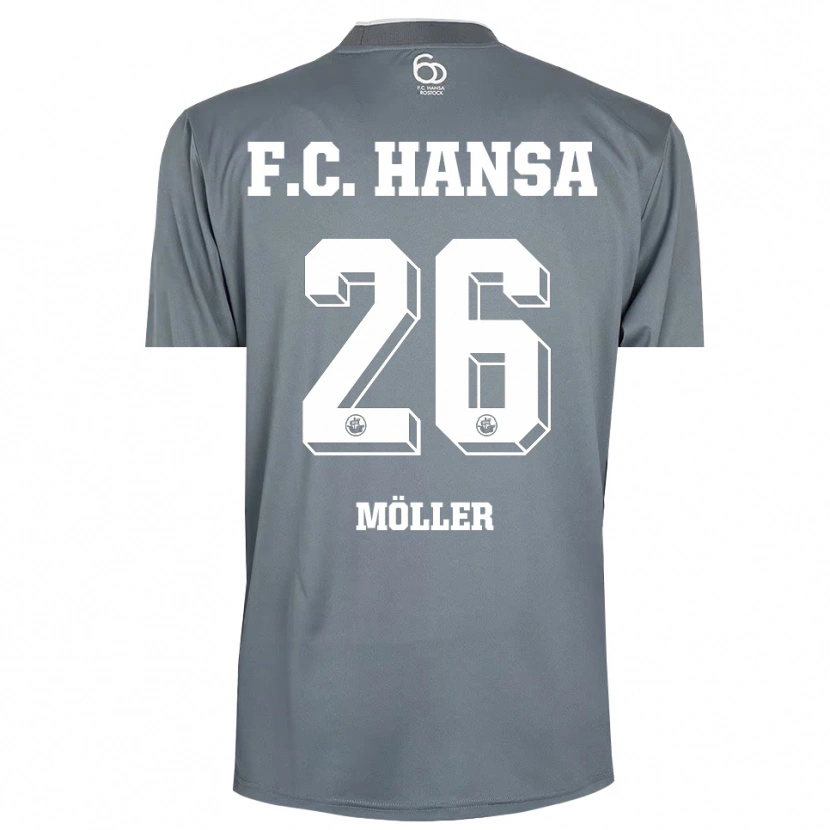 Danxen Women Andreas Möller #26 Light Gray White Goalkeeper Jersey 2025/26 T-Shirt