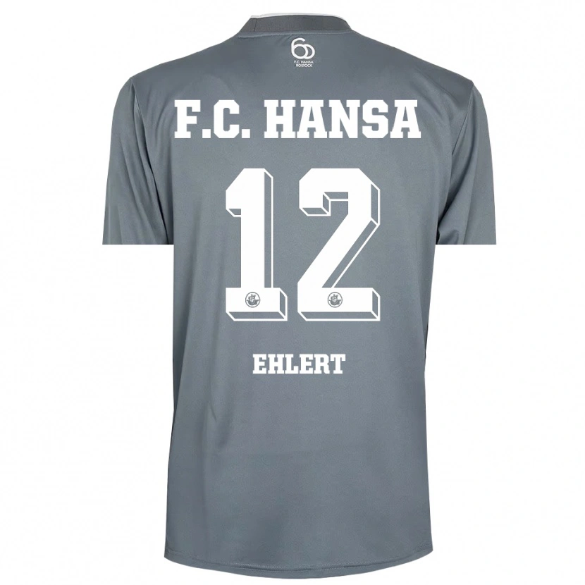 Danxen Women Jonas Ehlert #12 Light Gray White Goalkeeper Jersey 2025/26 T-Shirt