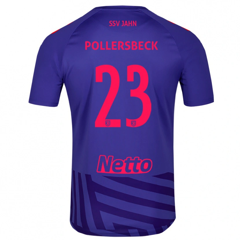Danxen Women Julian Pollersbeck #23 Royal Blue Red Goalkeeper Jersey 2025/26 T-Shirt