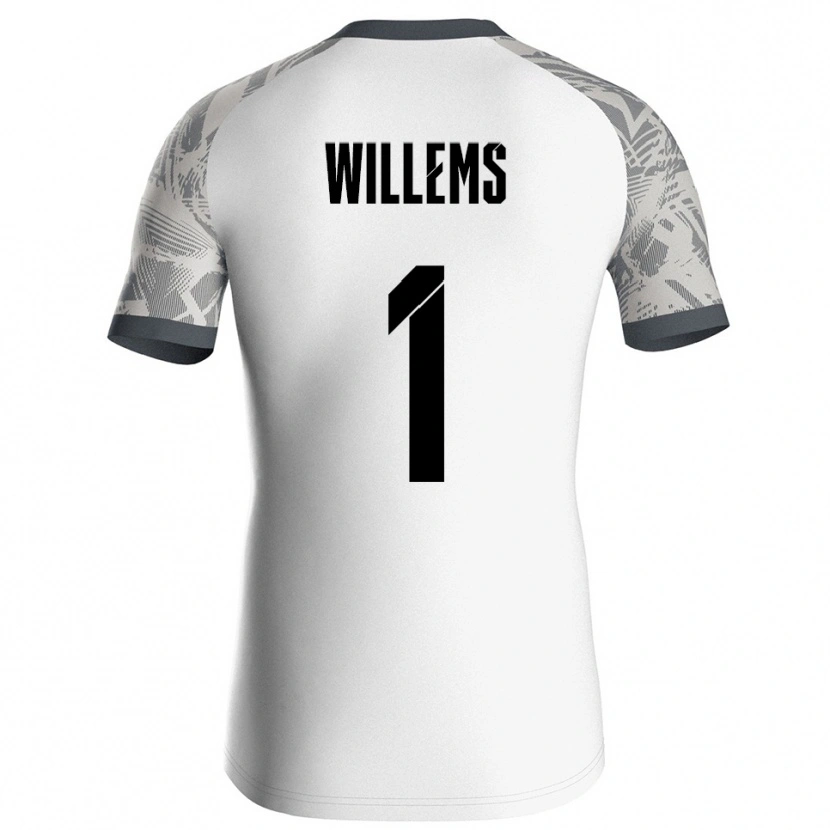 Danxen Women Leon Willems #1 Gray White Goalkeeper Jersey 2025/26 T-Shirt