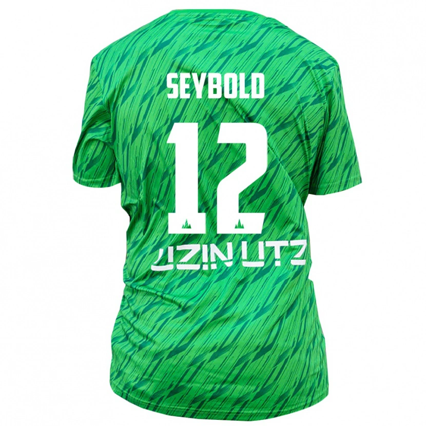 Danxen Women Marvin Seybold #12 Green Red Goalkeeper Jersey 2025/26 T-Shirt