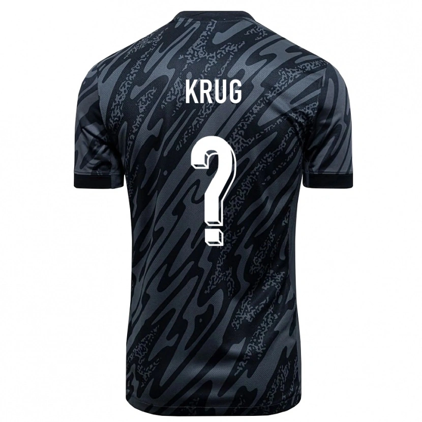 Danxen Women Jannis Krug #0 Black Gray Goalkeeper Jersey 2025/26 T-Shirt