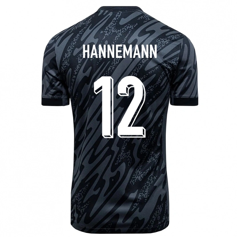 Danxen Women Sören Hannemann #12 Black Gray Goalkeeper Jersey 2025/26 T-Shirt