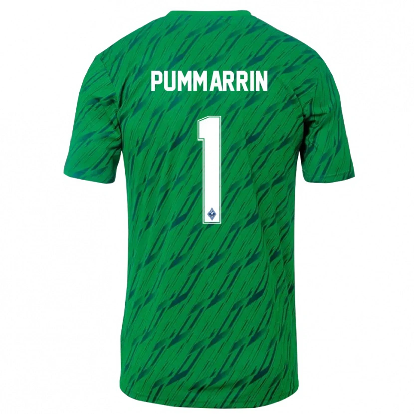 Danxen Women Kritsana Pummarrin #1 Green White Goalkeeper Jersey 2025/26 T-Shirt