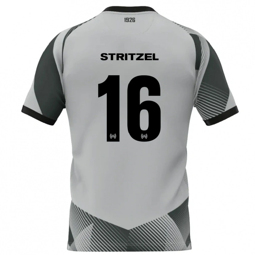 Danxen Women Florian Stritzel #16 Light Gray White Goalkeeper Jersey 2025/26 T-Shirt