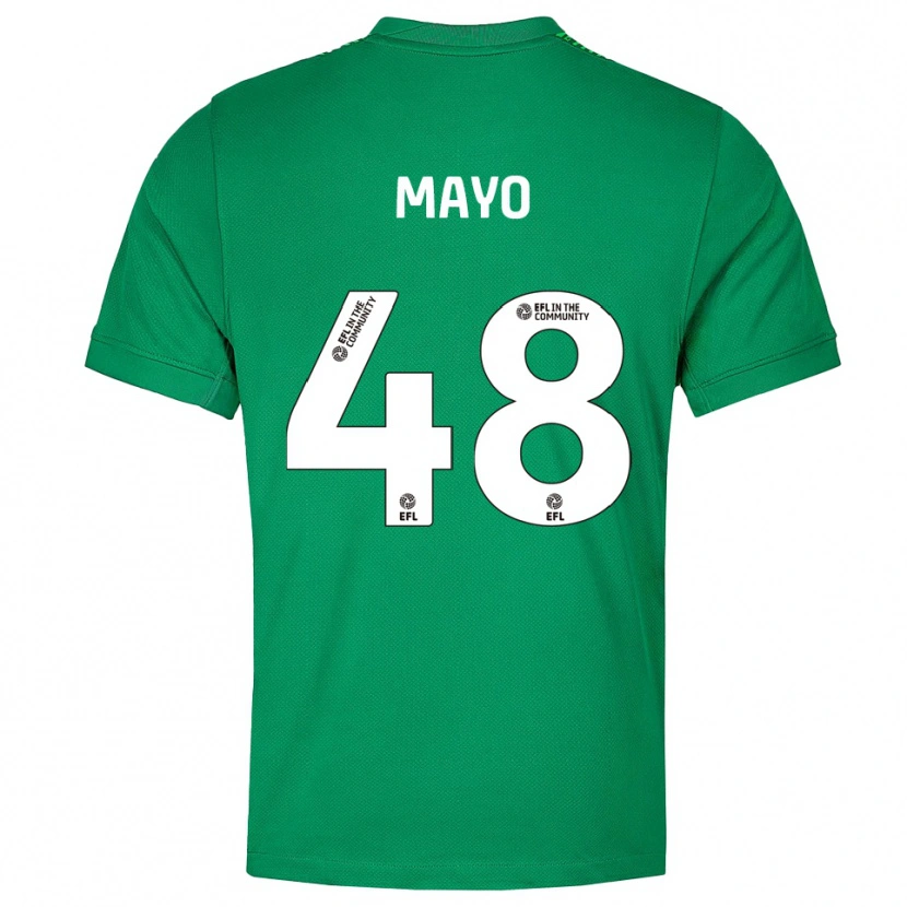 Danxen Women Bradley Mayo #48 Green White Goalkeeper Jersey 2025/26 T-Shirt