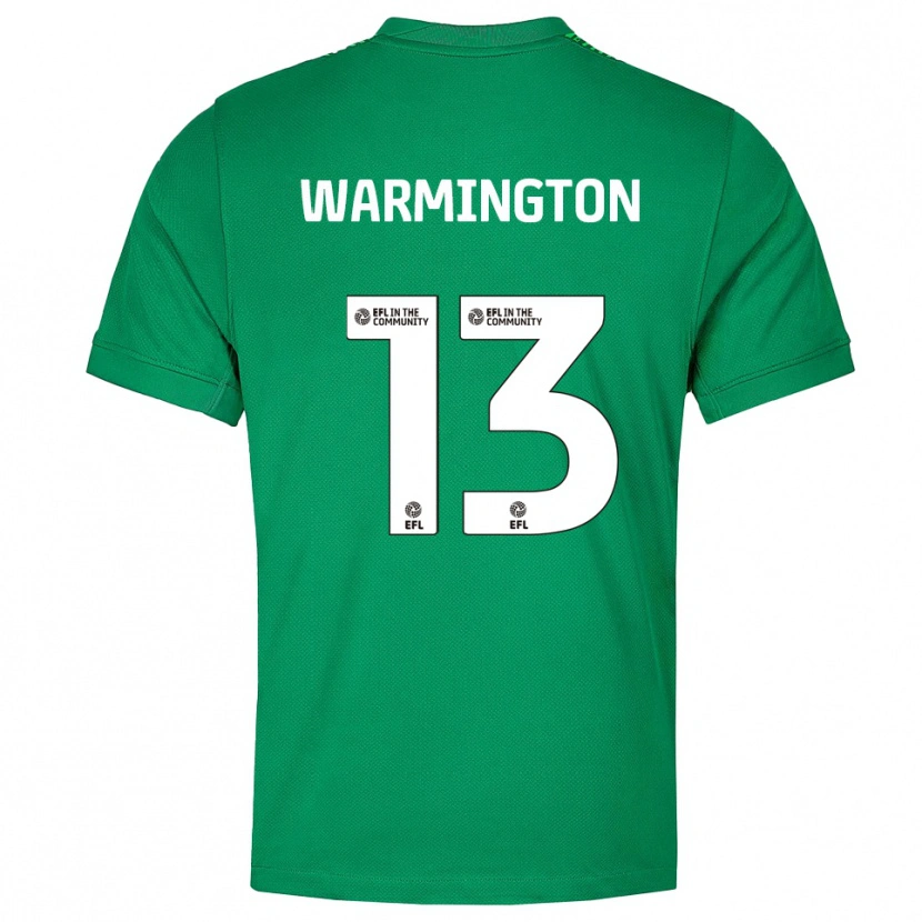 Danxen Women Tyrese Warmington #13 Green White Goalkeeper Jersey 2025/26 T-Shirt