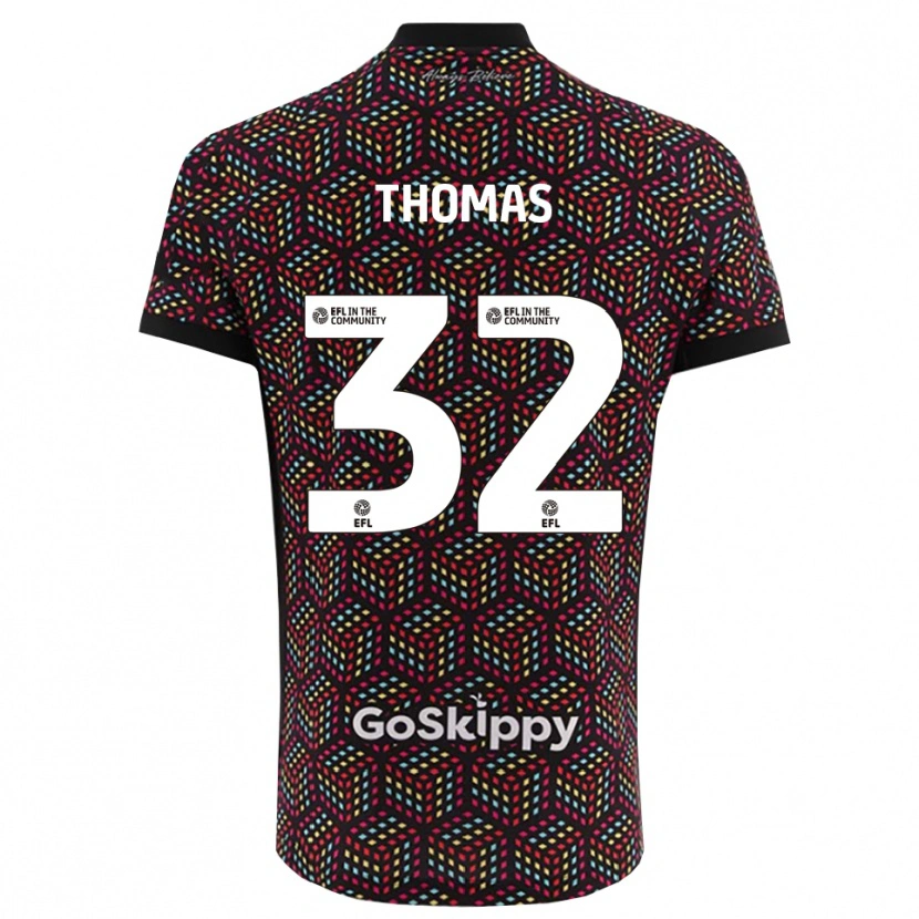 Danxen Women Lewis Thomas #32 Black White Goalkeeper Jersey 2025/26 T-Shirt