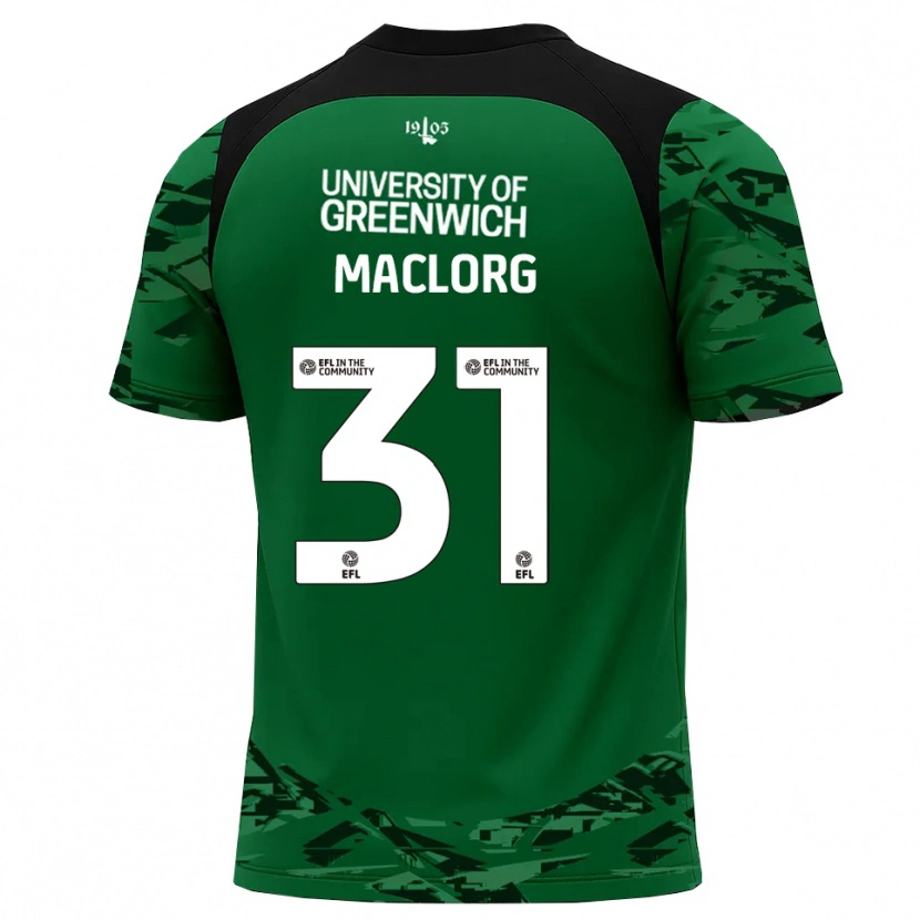 Danxen Women Lennon MacLorg #31 Green Black Goalkeeper Jersey 2025/26 T-Shirt