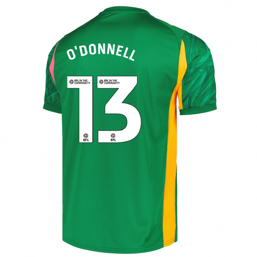 Danxen Women Richard O'Donnell #13 Green Pink Goalkeeper Jersey 2025/26 T-Shirt
