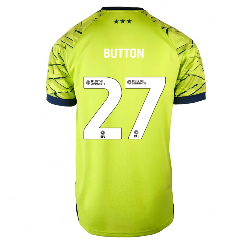 Danxen Women David Button #27 Green Yellow Goalkeeper Jersey 2025/26 T-Shirt