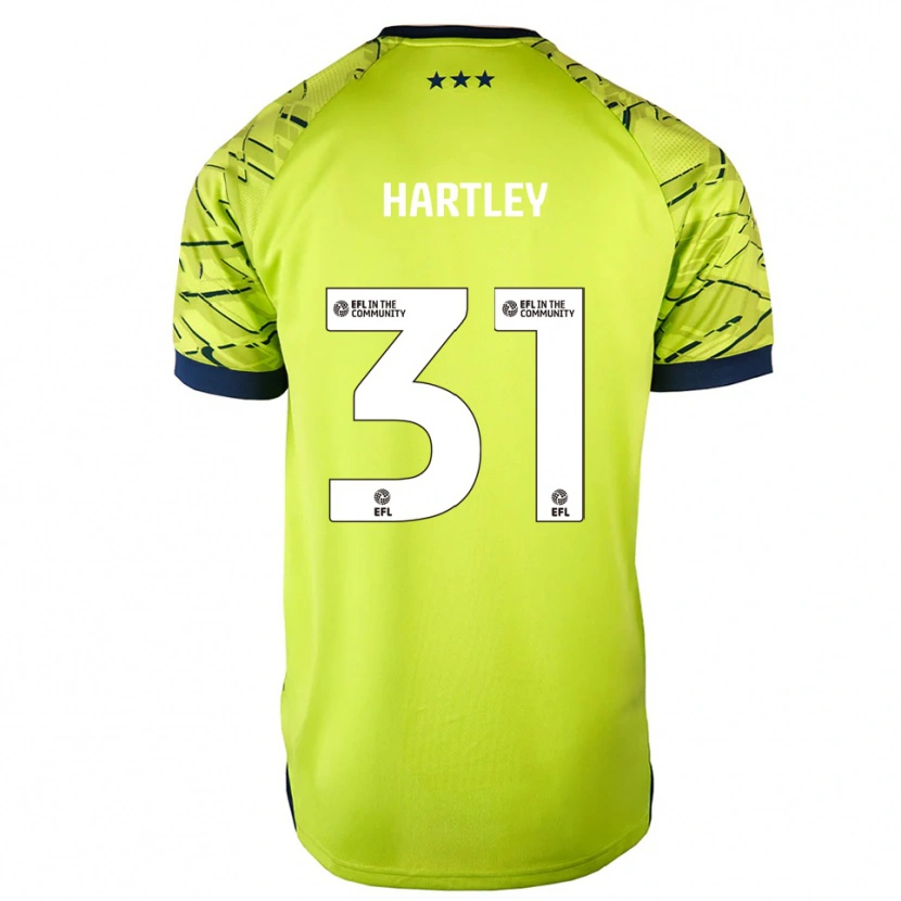 Danxen Women Laura Hartley #31 Green Yellow Goalkeeper Jersey 2025/26 T-Shirt