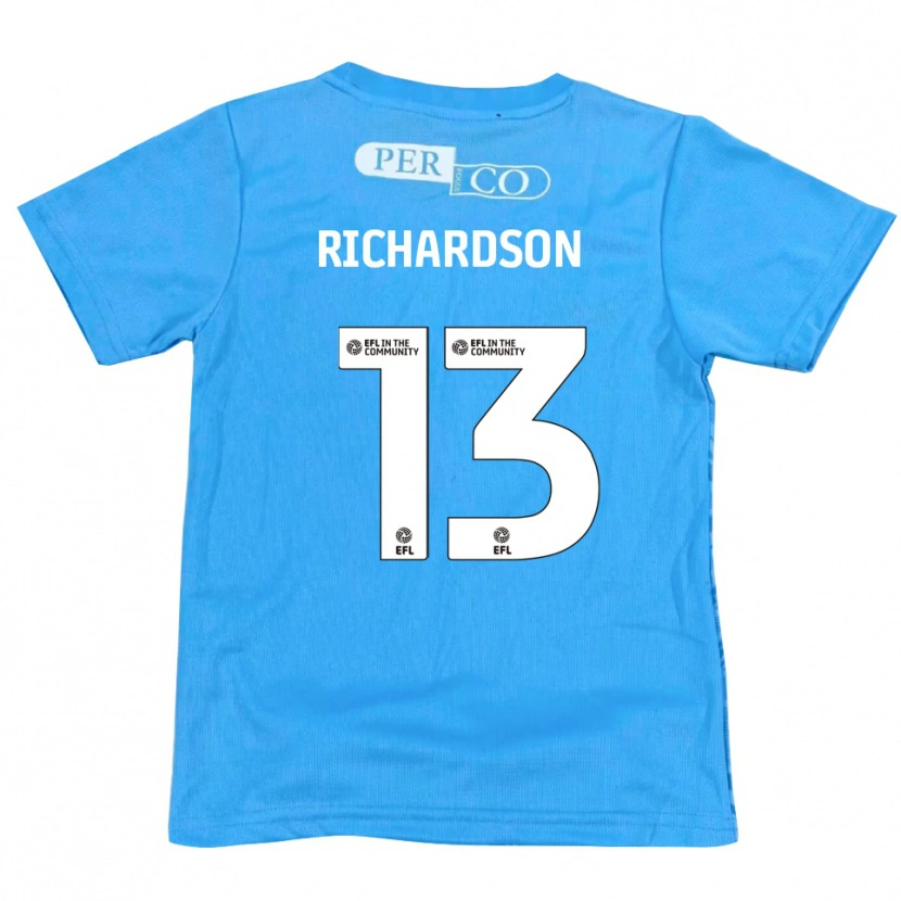 Danxen Women Joseph Richardson #13 Blue White Goalkeeper Jersey 2025/26 T-Shirt