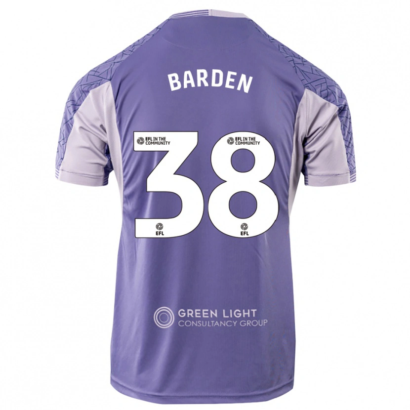 Danxen Women Daniel Barden #38 Light Purple Goalkeeper Jersey 2025/26 T-Shirt