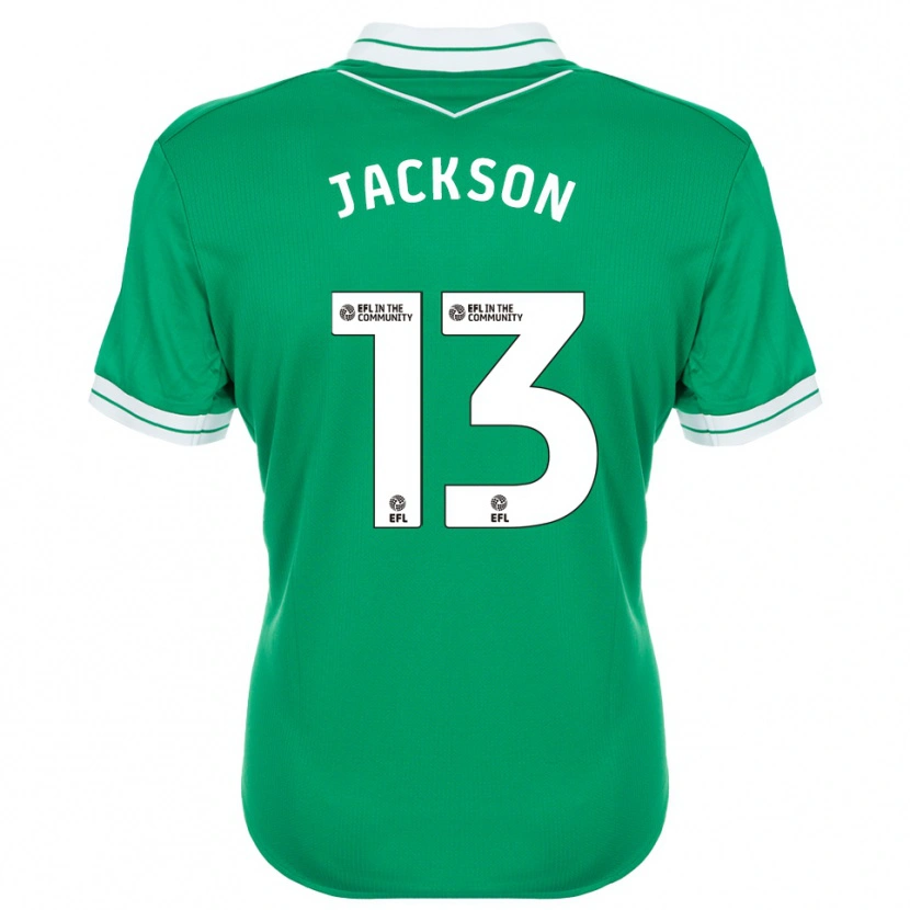 Danxen Women Will Jackson #13 Green White Goalkeeper Jersey 2025/26 T-Shirt