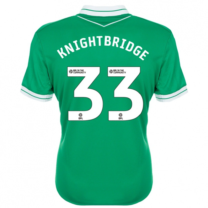 Danxen Women Jacob Knightbridge #33 Green White Goalkeeper Jersey 2025/26 T-Shirt