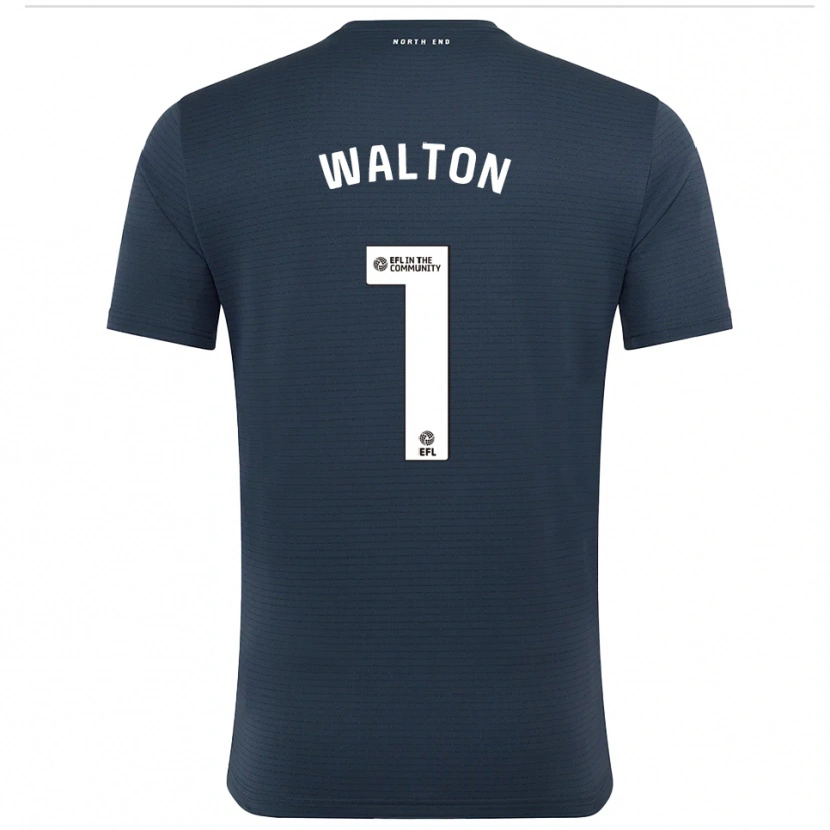 Danxen Women Jack Walton #1 Black White Goalkeeper Jersey 2025/26 T-Shirt