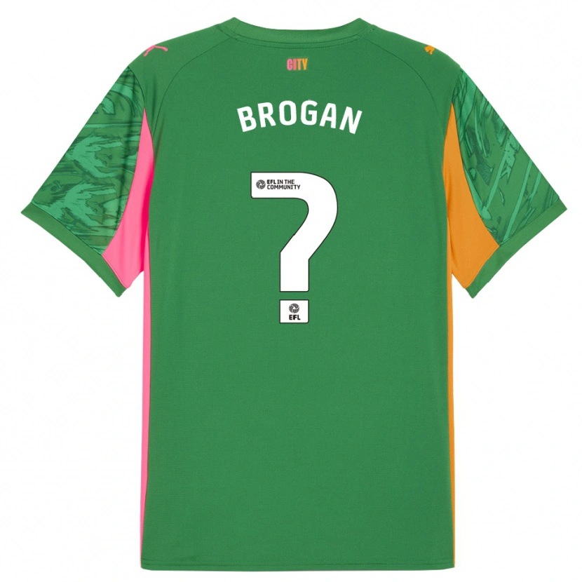 Danxen Women Adam Brogan #0 Green Orange Goalkeeper Jersey 2025/26 T-Shirt